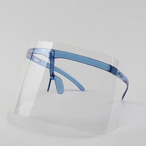 Spot manufacturer transparent double-sided anti-fog eye protection anti-droplet isolation mask protective face shield