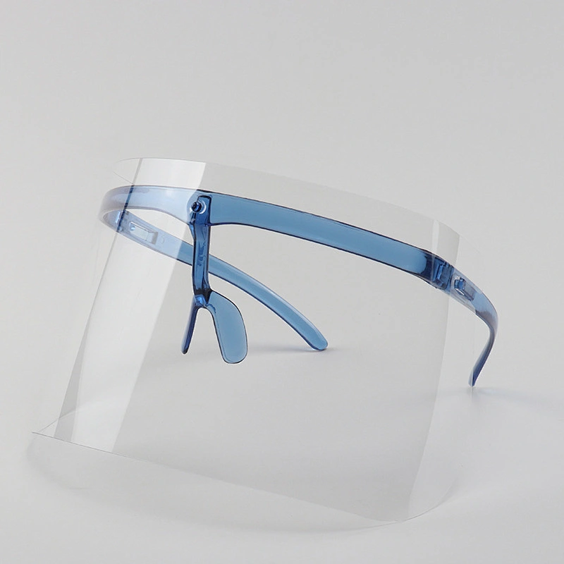 Spot manufacturer transparent double-sided anti-fog eye protection anti-droplet isolation mask protective face shield