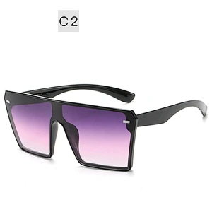 2021 newest fashion siamese big frame square sunglasses women men eyewear shade sport sun glasses wholesale custom ski goggles