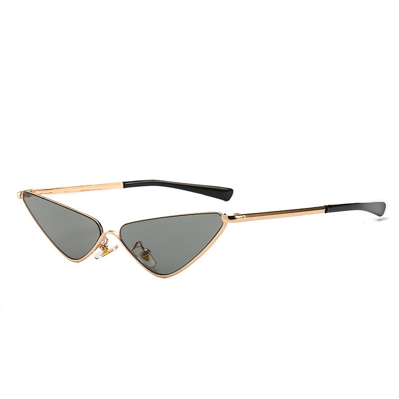 Hot style half frame narrow ocean shades sunglasses European and American fashion street style modern retro sunglasses 2020