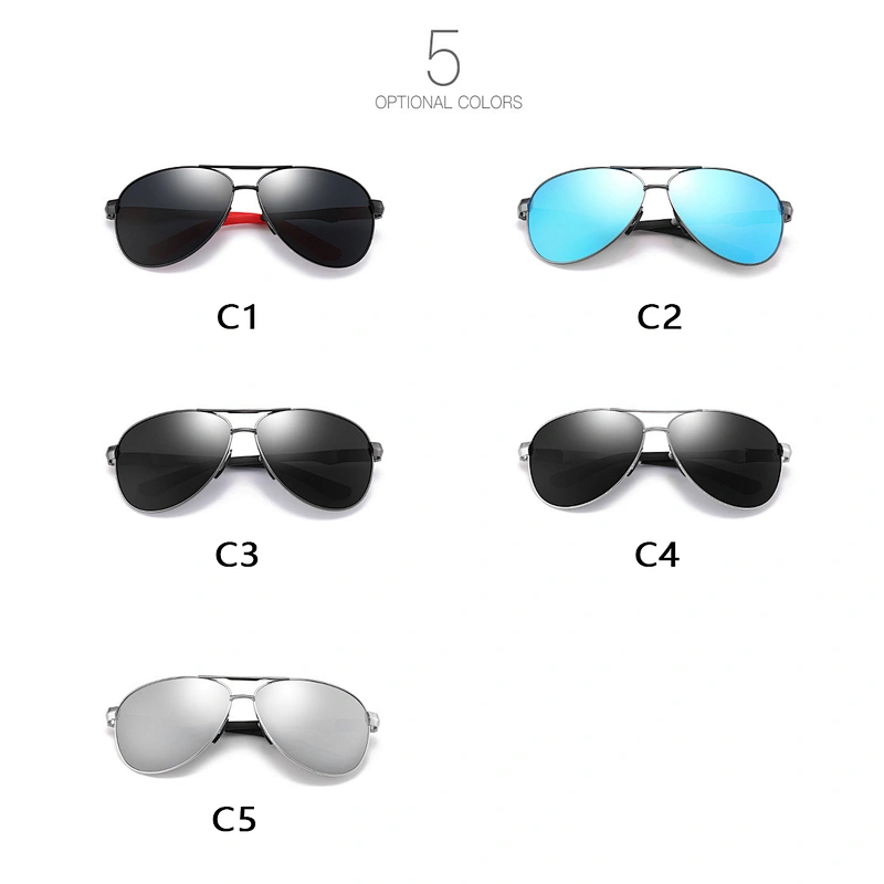 2021 newest fashion aluminum magnesium fishing sunglasses polarized women men eyewear shade sun glasses wholesale custom goggles