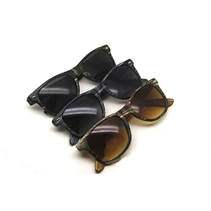 Bamboo sunglasses factory rice nail sunglasses L-002 wooden sunglasses grain bamboo grain frame mirror