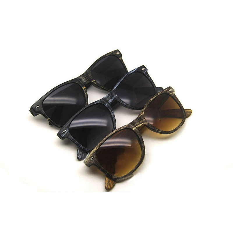 Bamboo sunglasses factory rice nail sunglasses L-002 wooden sunglasses grain bamboo grain frame mirror