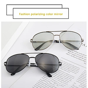 2021 newest fashion photochromic oval sunglasses polarized women men eyewear shade vintage sun glasses wholesale custom goggles