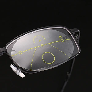 Square metal foldable multifocal trendy retro designer optics reading glasses men women wholesale reader glasses frame