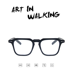 2021 trendy stud square transparent frame glasses river optical frames wholesale women eyewear men eyeglasses design eye glasses
