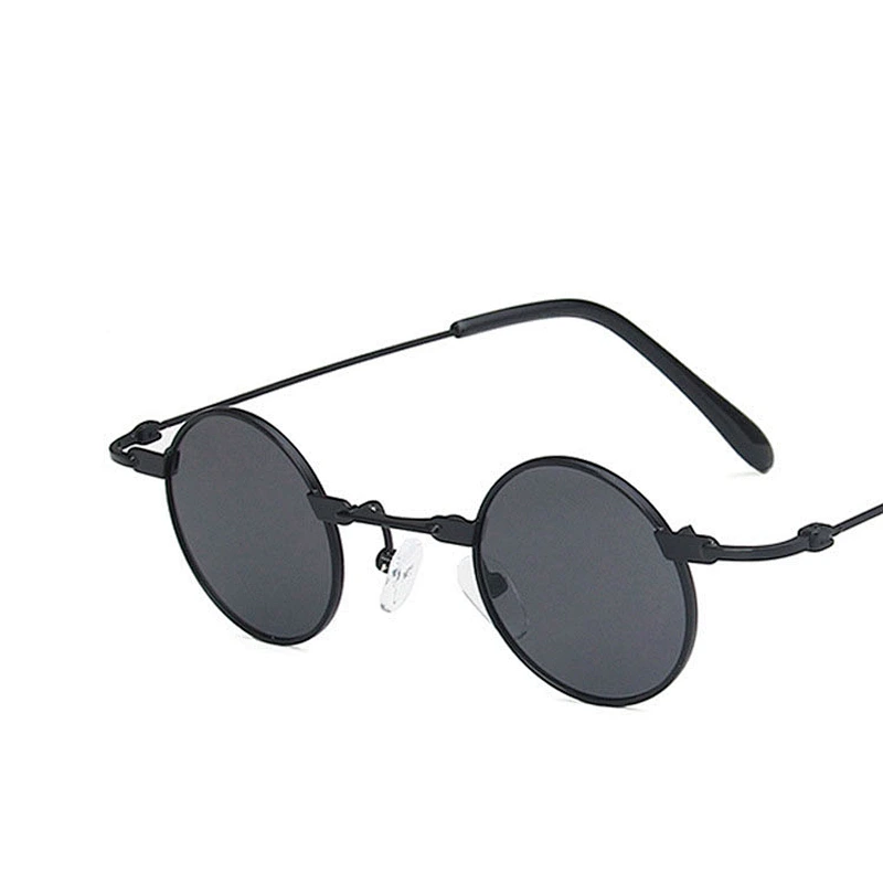 2021 newest fashion round small frame hip hop sunglasses women men eyewear shade vintage sun glasses wholesale custom goggles