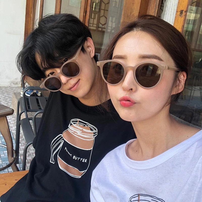 2021 newest fashion retro small round frame sunglasses women men eyewear shade vintage sun glasses wholesale custom goggles