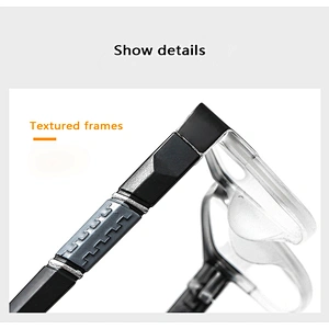 Hot selling half border trendy thin business designer optics reading glasses men women wholesale reader glasses frame