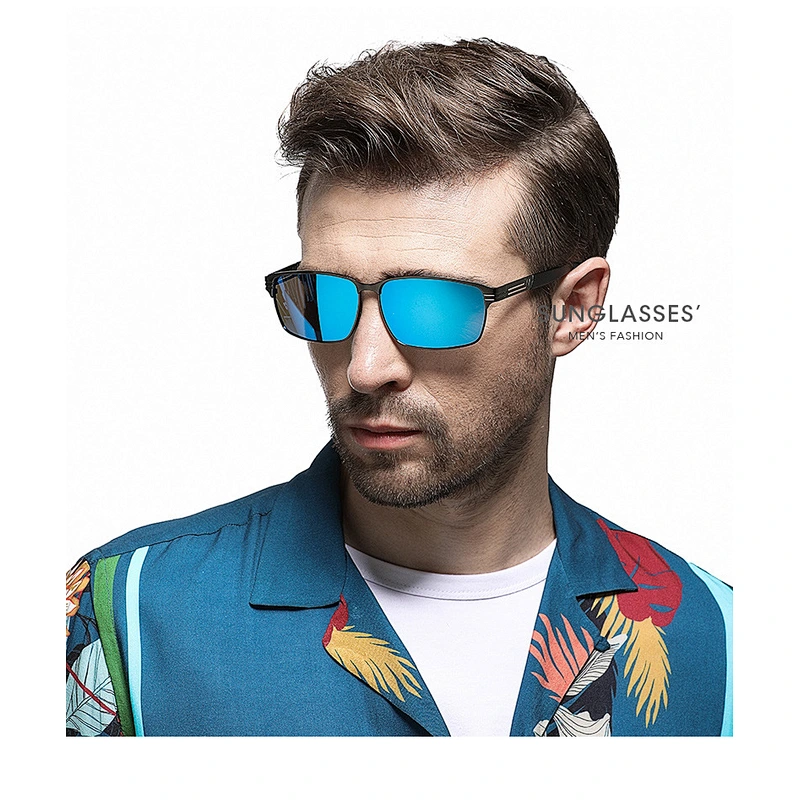 2021 newest fashion square driving coating sunglasses polarized women men eyewear shade sun glasses wholesale custom goggles