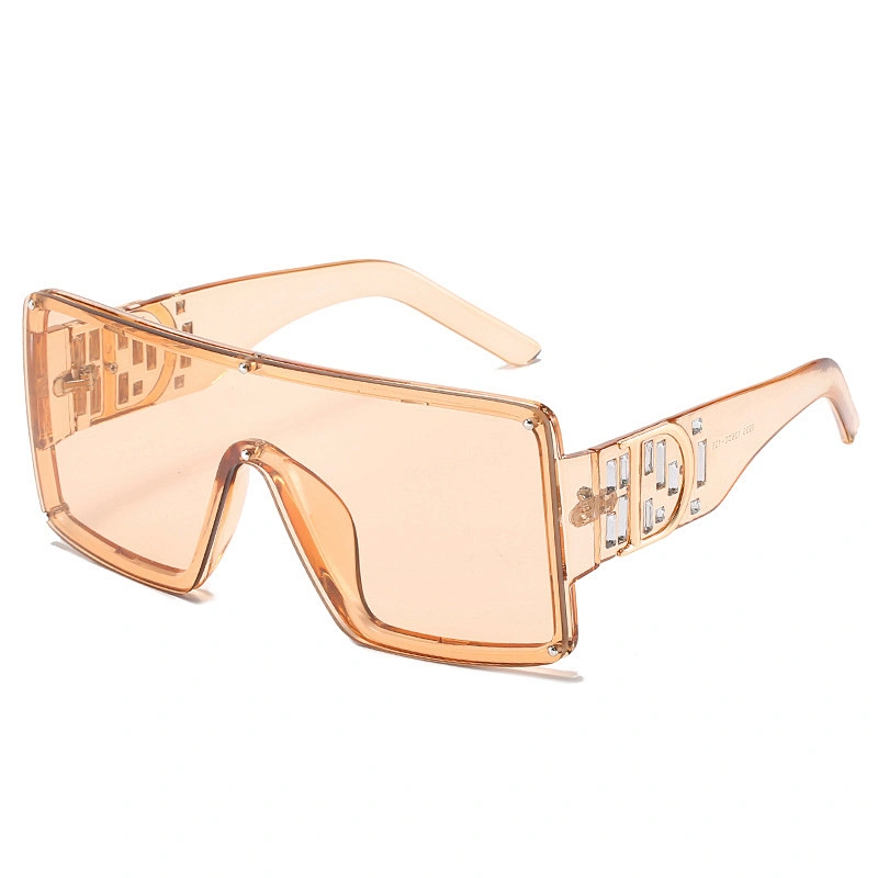 2021 newest fashion oversize square diamond sunglasses women men eyewear shade vintage sun glasses wholesale custom goggles