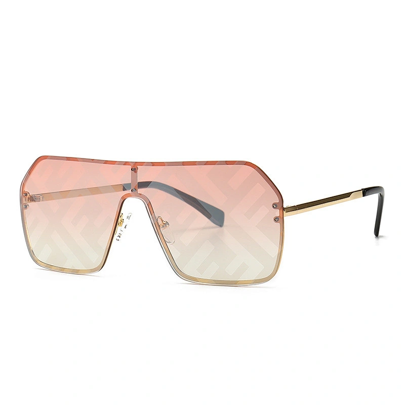 Spring cross-border exclusively for  retro sunglasses flat-top box printing sunglasses sunglasses trend street shooting