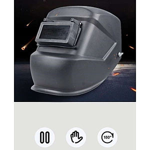Full face shield argon arc welding with automatic photoelectric welding for helmet of French electric welding face shield mask