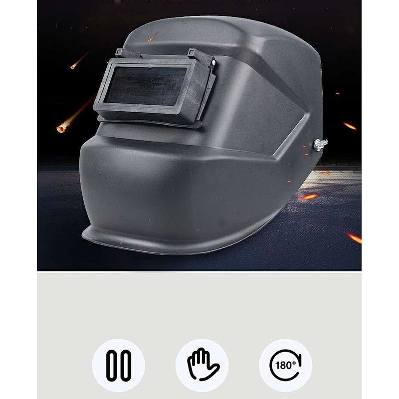Full face shield argon arc welding with automatic photoelectric welding for helmet of French electric welding face shield mask