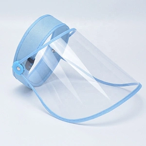 Transparent Face Shiled Plastic Sun hat FaceShield Protective Colorful Motorcycle bicycle riding Face Sheild