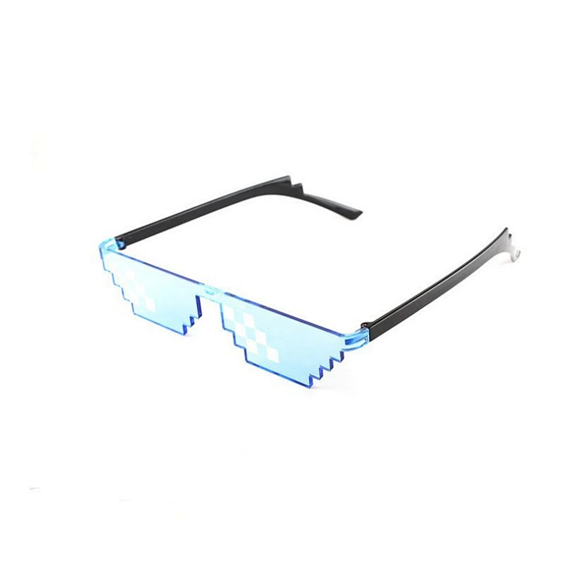 2021 newest fashion coding pixel mosaic sunglasses women men eyewear shade vintage sun glasses wholesale custom goggles