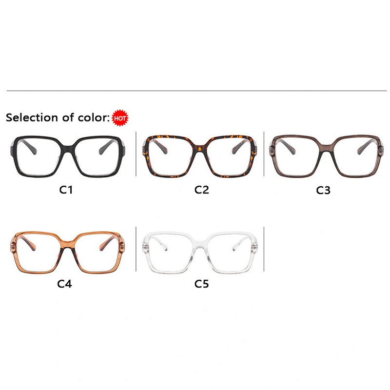 Blue light blocking retro square big frame trendy optical frame river wholesale women eyewear men eyeglasses design eye glasses