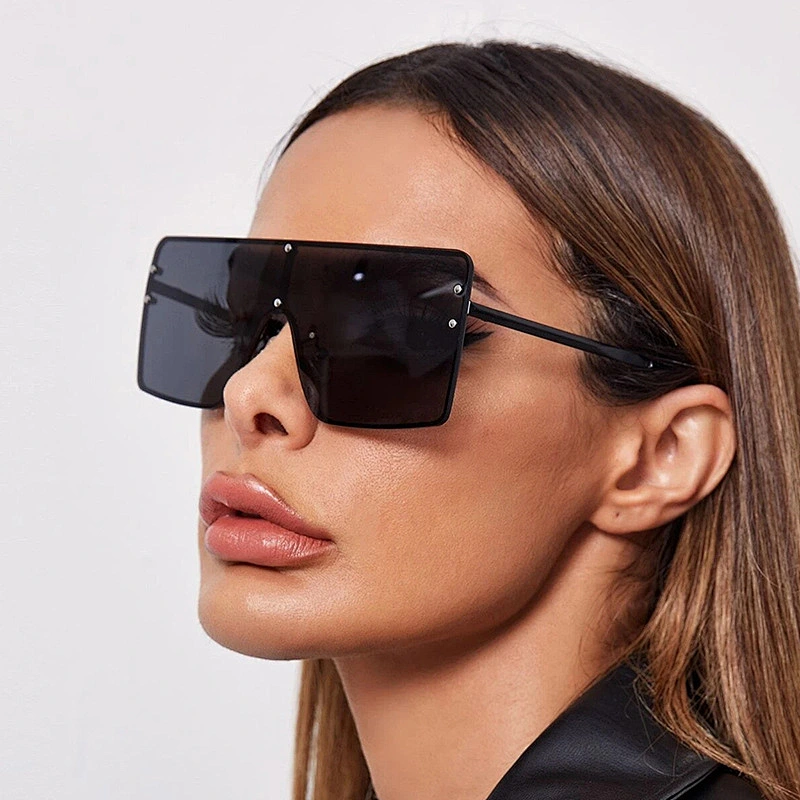 2021 newest fashion trendy oversize personalized pattern sunglasses women men eyewear shade sun glasses wholesale custom goggles