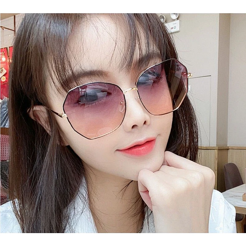 Anti UV 2021 newest fashion big frame polarized sunglasses women men eyewear shade vintage sun glasses wholesale custom goggles
