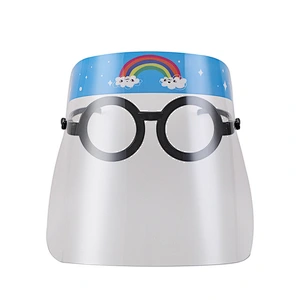 Children pet male and kids face shield with mask eye shield face mask anti fog transparent policarbonyte visor face shield