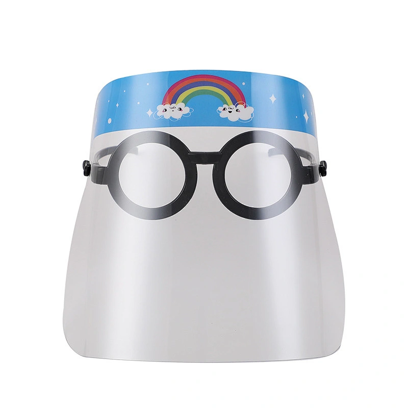 Children pet male and kids face shield with mask eye shield face mask anti fog transparent policarbonyte visor face shield