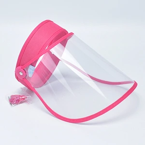 Bb0069 protective face shield cap anti spitting cap men and women transparent face shield mask safety protect plastic