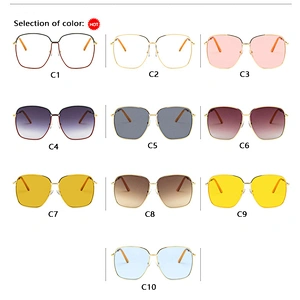 Retro metal big frame trendy celebrity optical frame river wholesale women eyewear men eyeglasses design eye glasses