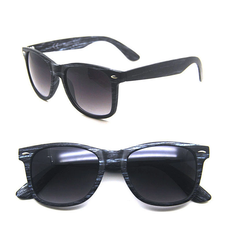 Bamboo sunglasses factory rice nail sunglasses L-002 wooden sunglasses grain bamboo grain frame mirror