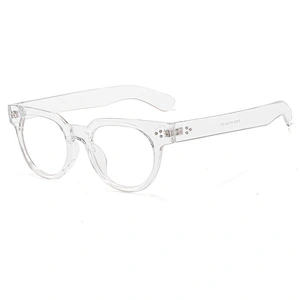 2021 Trendy retro stud glasses gradient celebrity optical frame river wholesale women eyewear men eyeglasses design eye glasses