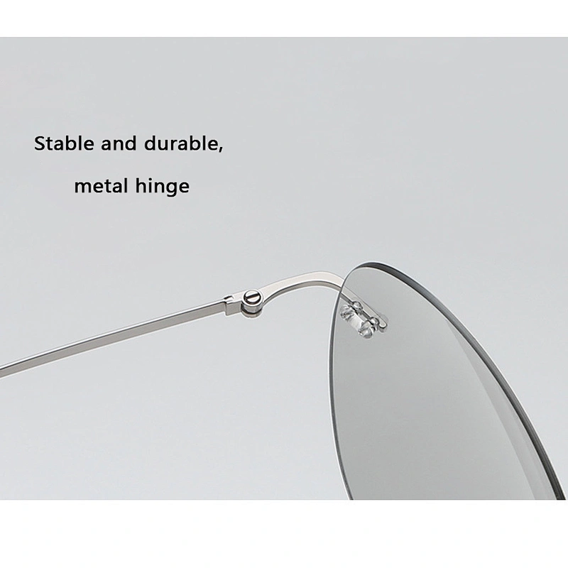 2021 newest fashion titanium photochromic sunglasses polarized women men eyewear shade sun glasses wholesale custom goggles