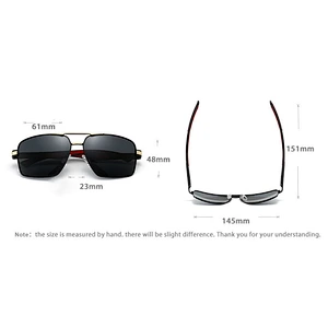 New aluminum-magnesium glasses men's polarized sunglasses square polarized glasses sunglasses cycling sunglasses