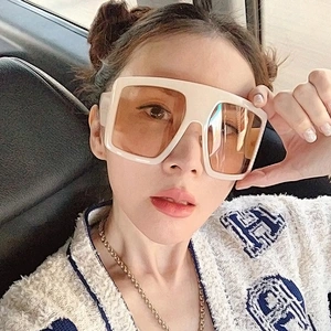 2021 newest fashion trendy oversize gradient sunglasses women men eyewear shade vintage sun glasses wholesale custom goggles