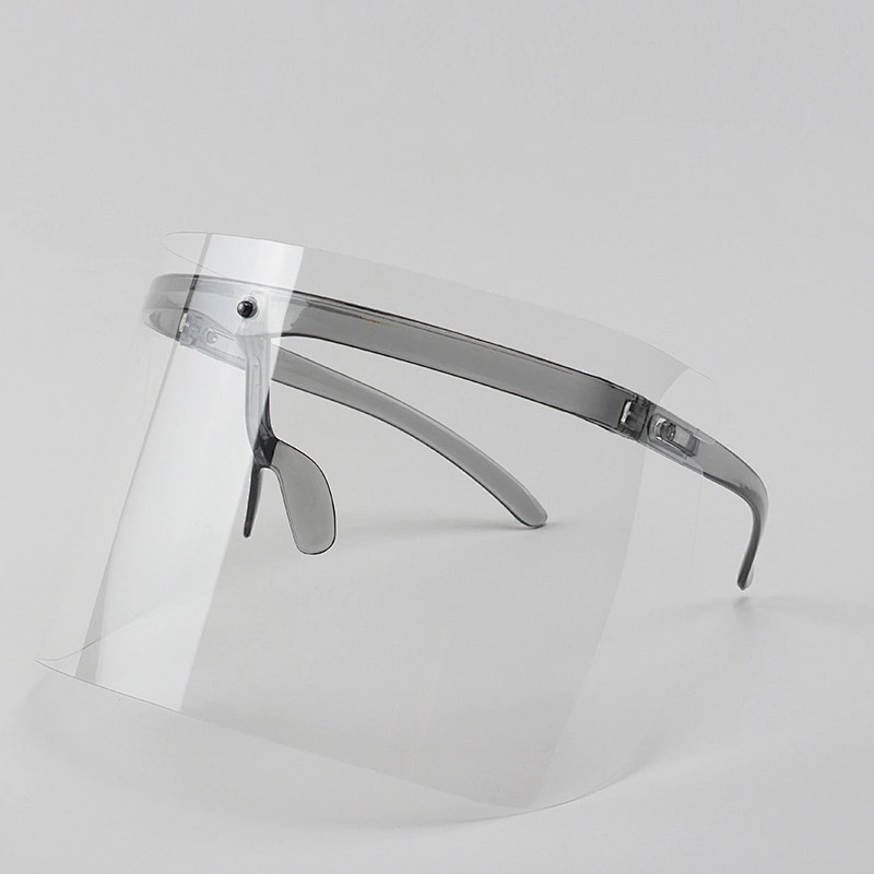 Spot manufacturer transparent double-sided anti-fog eye protection anti-droplet isolation mask protective face shield
