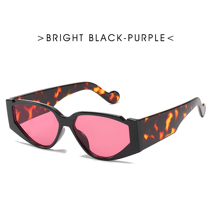 2021 newest fashion triangle cat eye colorful celebrity sunglasses women men eyewear shade sun glasses wholesale custom goggles