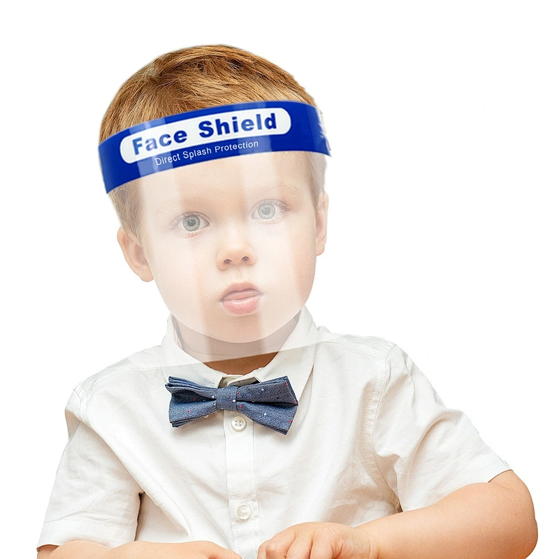 baby kids and child Sponge face shield visor mask for childrens anti fog faceshield with soft foam head band