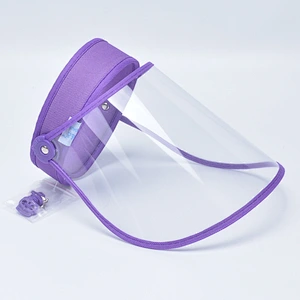 Bb0069 protective face shield cap anti spitting cap men and women transparent face shield mask safety protect plastic