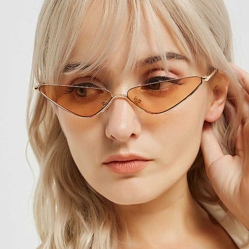 2021 newest fashion cat eye small frame trendy sunglasses women men eyewear shade vintage sun glasses wholesale custom goggles