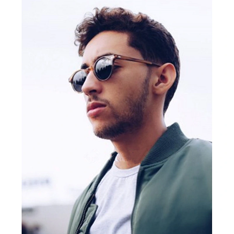 2021 newest fashion stud round small frame sunglasses women men eyewear shade vintage sun glasses wholesale custom goggles