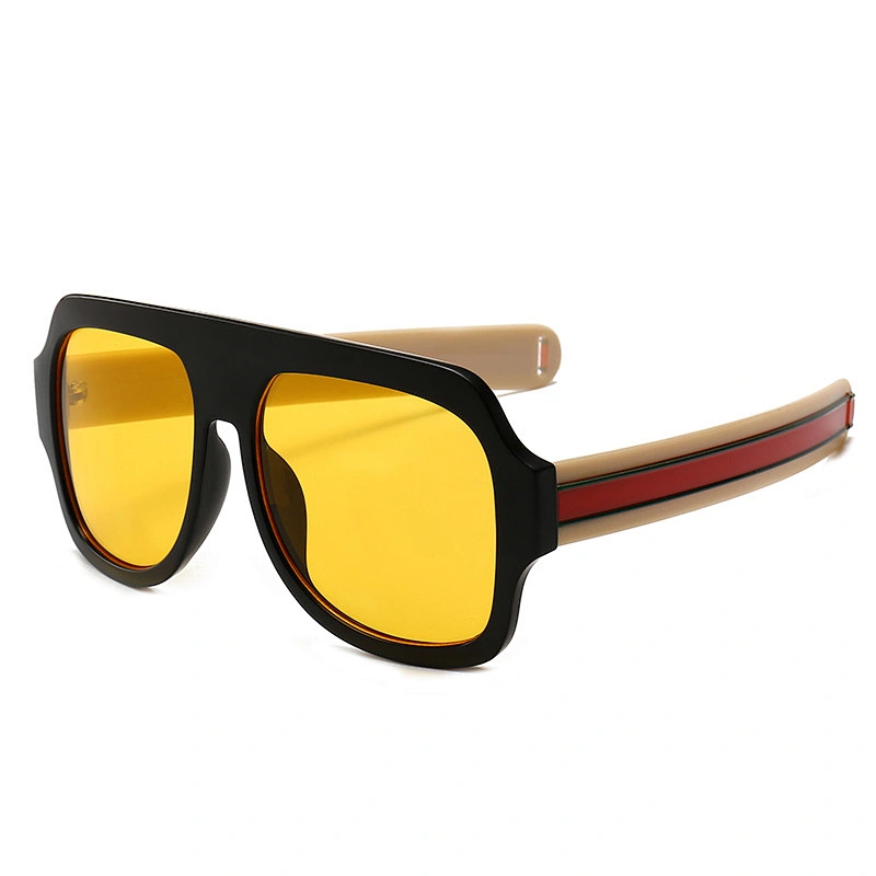 Explosion models thick line temples square big frame sun glasses sunglasses street style luxury fashionable sunglasses 2020