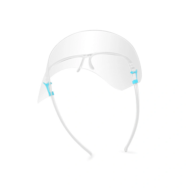 Kid faceshield baby children head wearing double-sided anti fog protective face shield Screen Visor Goggle Mask with Glasses