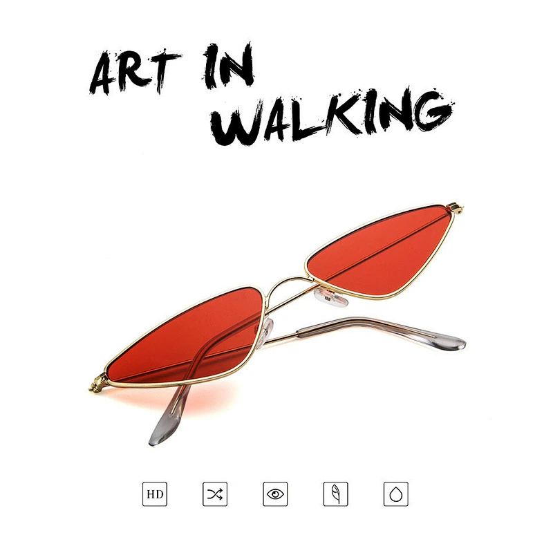 2021 newest fashion cat eye small frame trendy sunglasses women men eyewear shade vintage sun glasses wholesale custom goggles