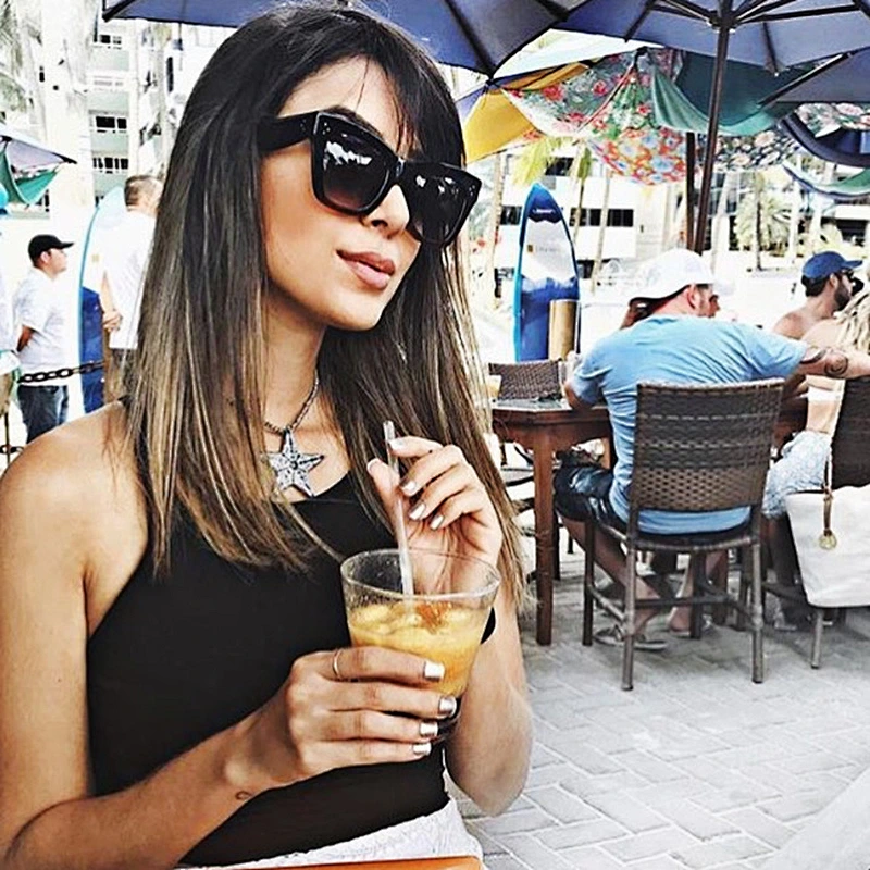 Anti UV 2021 newest fashion stud big eye frame sunglasses women men eyewear shade vintage sun glasses wholesale custom goggles