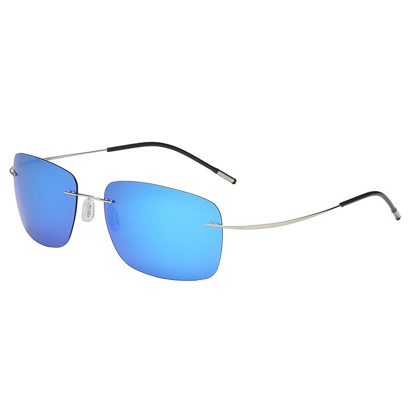 2021 newest fashion anti UV square titanium sunglasses polarized women men eyewear shade sun glasses wholesale custom goggles