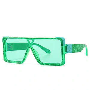 Foreign trade cross-border hot style sunglasses men street shooting ins net red model square sunglasses women