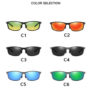 2021 newest aluminum magnesium sport square sunglasses polarized women men eyewear shade sun glasses wholesale custom goggles
