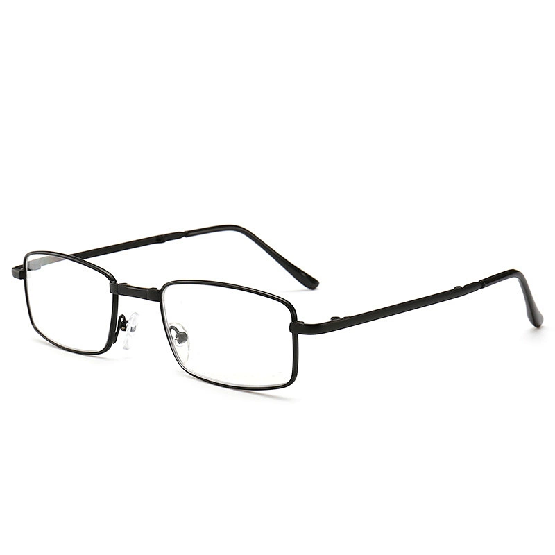 Square metal foldable multifocal trendy retro designer optics reading glasses men women wholesale reader glasses frame