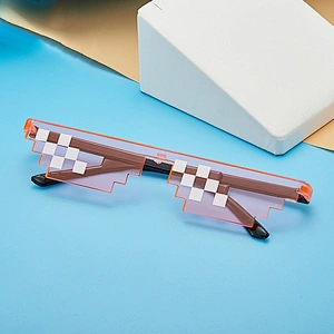 2021 newest fashion coding pixel mosaic sunglasses women men eyewear shade sun glasses wholesale custom goggles