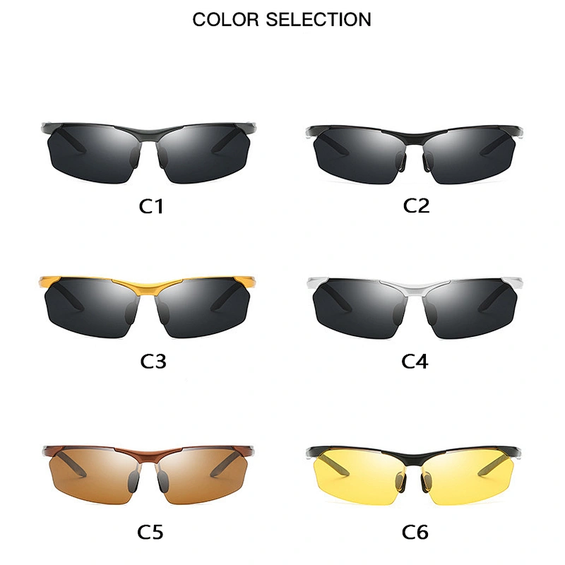 2021 newest aluminum magnesium driving sport sunglasses polarized women men eyewear shade sun glasses wholesale custom goggles