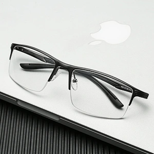 Anti blue light aluminum magnesium business optical frame river wholesale women eyewear men eyeglasses design eye glasses