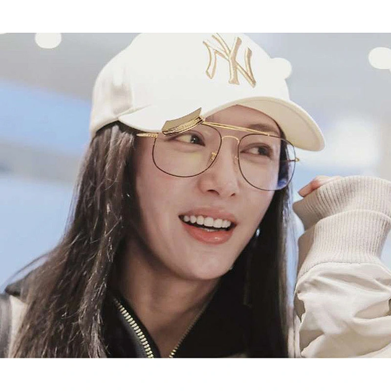 Retro metal square frame trendy optical frame river wholesale myopia women eyewear men eyeglasses design eye glasses